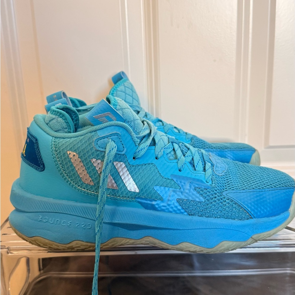 adidas Dame Bright Blue Sneakers